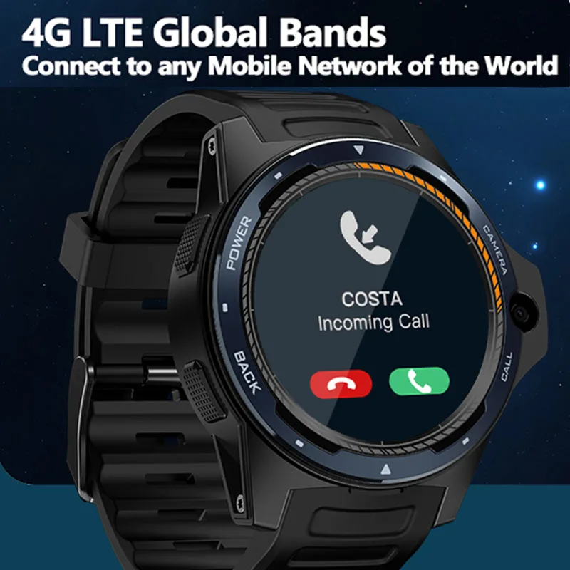 Умные часы Zeblaze THOR 5 4G умные для телефона GPS двойная система 1 39 дюйма 2 ГБ + 16