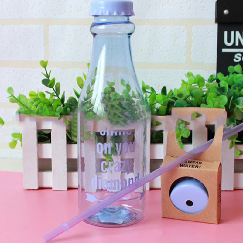 650 мл модная бутылка для воды высококачественный пластиковый портативный с