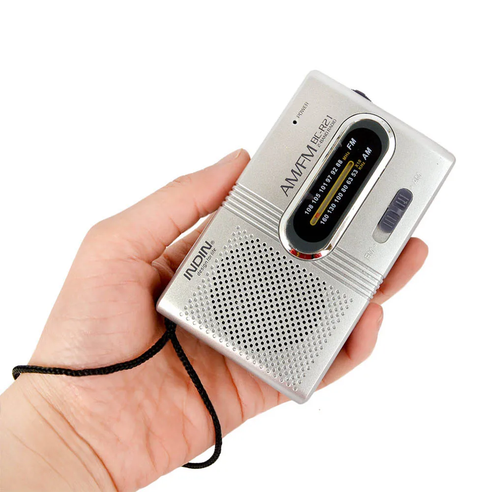 Портативный Телескопический Мини радиоприемник AM/FM ND998|Радиоприёмники| |