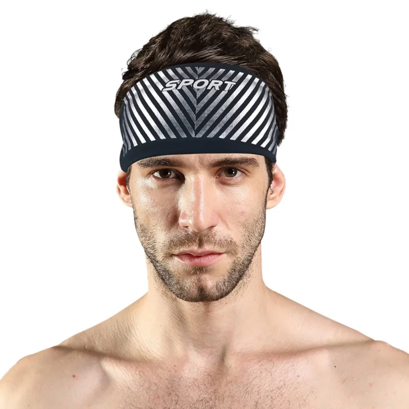 Uniqstore человек Sweatband Спорт Run абсорбирующая повязка Тренировки браслет Для мужчин