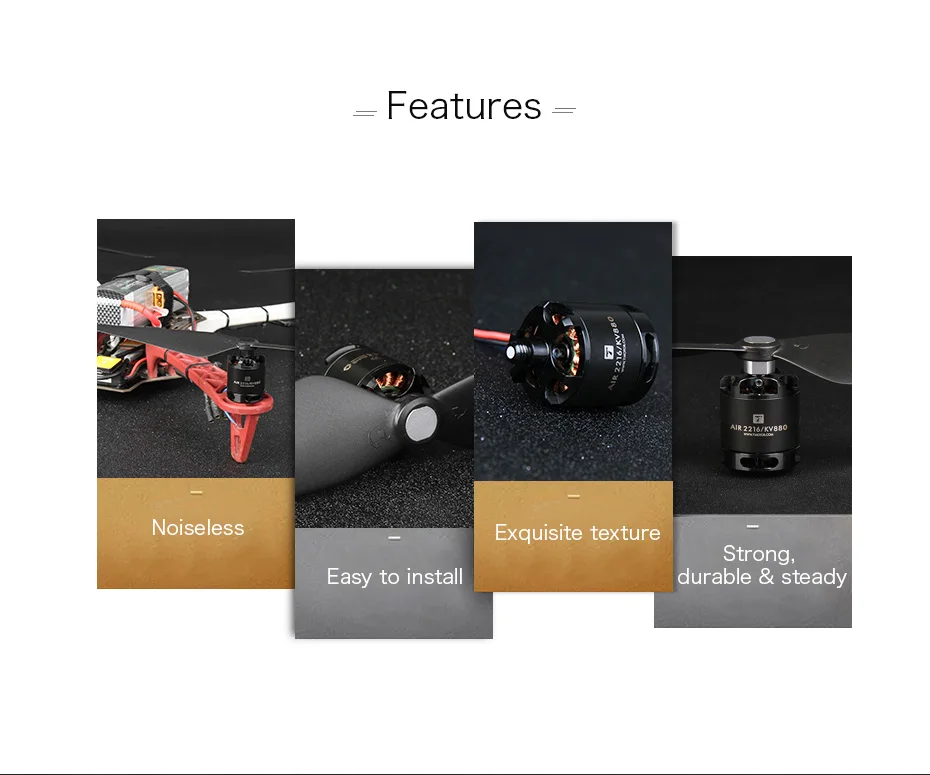 T-MOTOR AIR GEAR 450 COMBO 2216 KV880 двигатель+ T1045+ AIR 20A ESC для начинающих rc edu Дрон и шоу