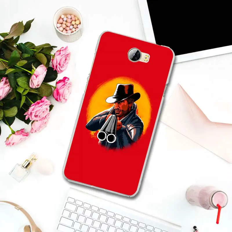 Picture 9 Силиконовые мягкие чехлы для мобильных телефонов из ТПУ для huawei P8 P9 P10 P20 P30 mate 10 Lite Pro Y3 Y5 Y6 II Honor 7 Smart Red Dead Redemption 2 - Цвет: Picture 9