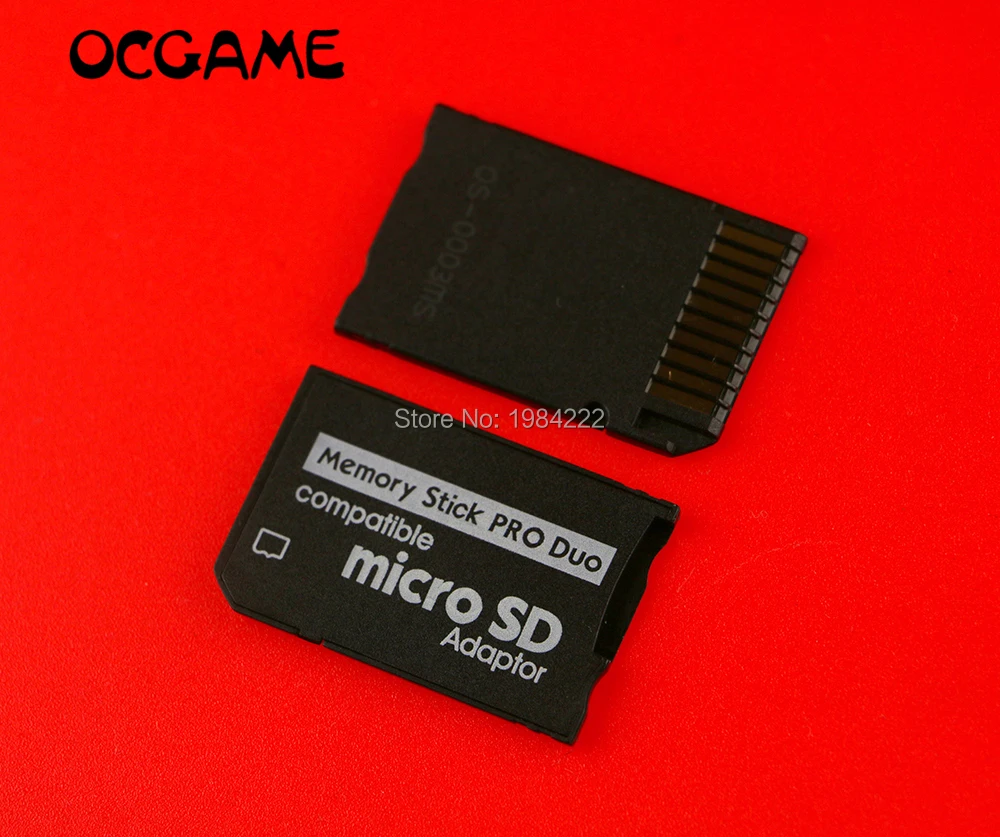 OCGAME 50 шт./лот Micro SD SDHC TF карты памяти MS Pro Duo адаптер конвертер для psp1000 2000 3000 psp 1000