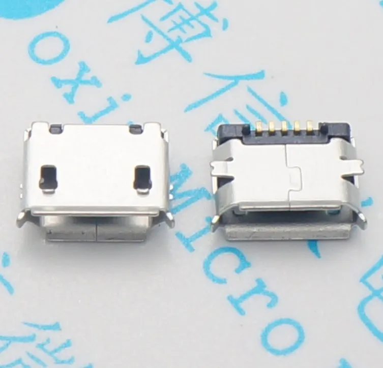 Бесплатная доставка 10 шт. SMD micro USB гнездо медный корпус порт для зарядки данных MK5P