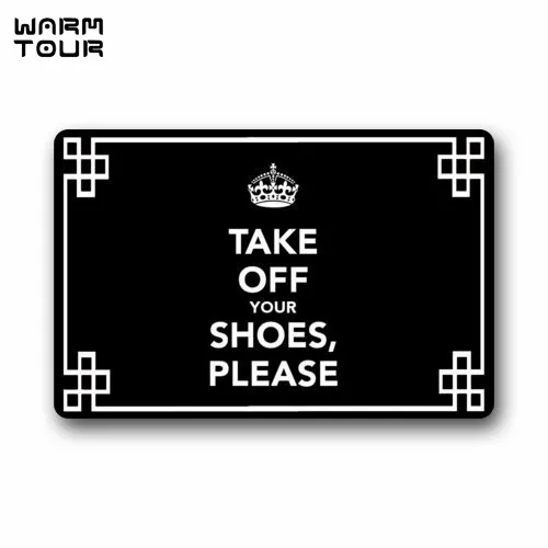 Теплые Tour черный коврики Нескользящие прочные можно стирать дома в помещении/на