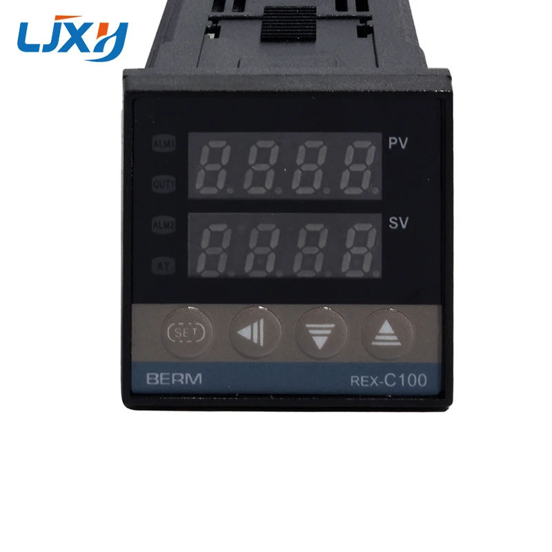 LJXH релейный выход REX-C100 термостат pid регулятор температуры 100-240VAC с 1 м M6 тип резьбы K термопары