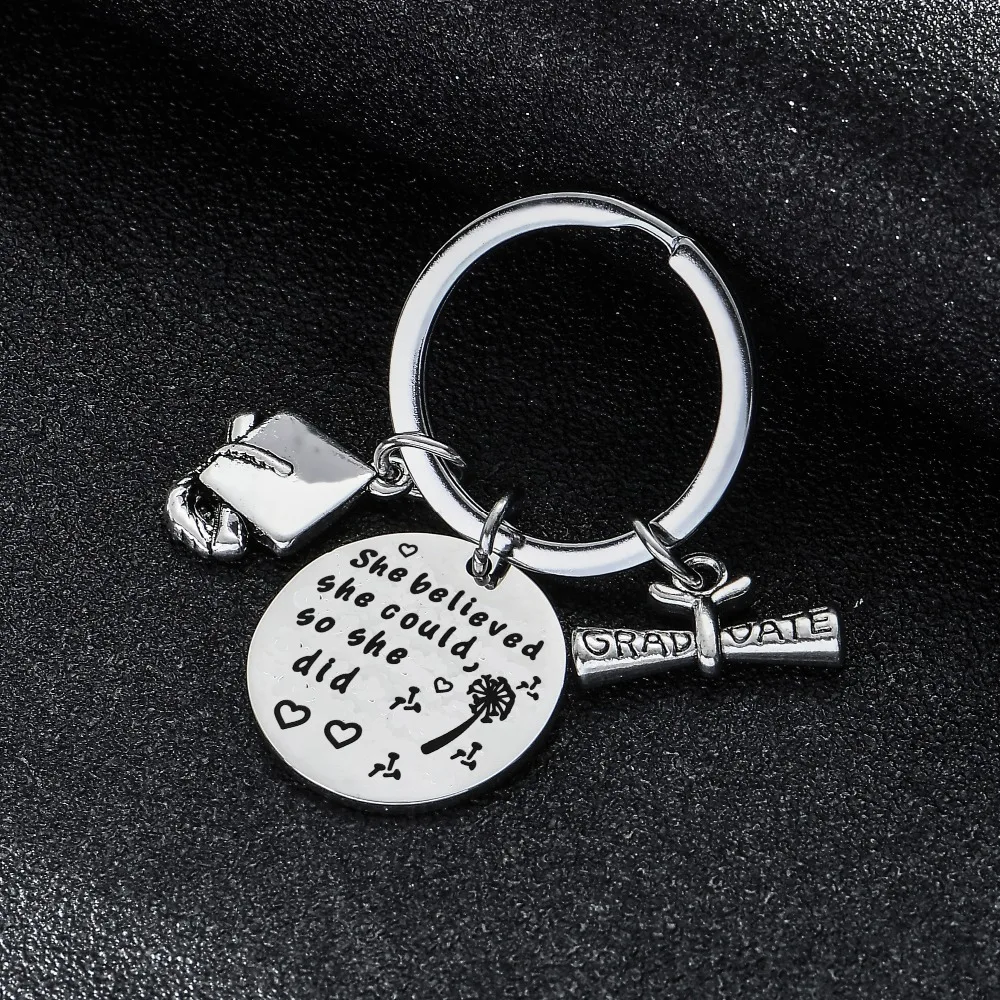 Брелок для ключей из нержавеющей стали она поверила что это возможно и побудила