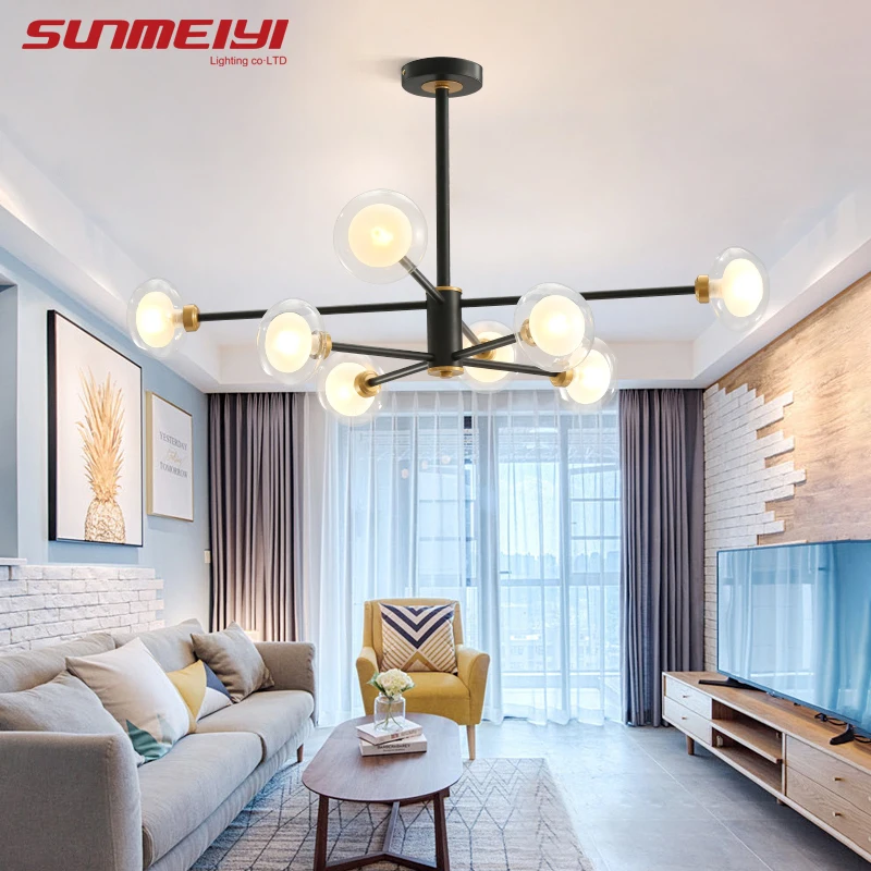 Светодиодный потолочный светильник в скандинавском стиле для спальни гостиной