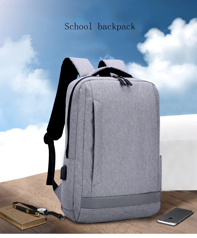 Противоугонный рюкзак для ноутбука с USB зарядкой Универсальный 15,0 дюймов нейлон Mochila сумка для ноутбука для Xiaomi Mipad 13 сумка пакет