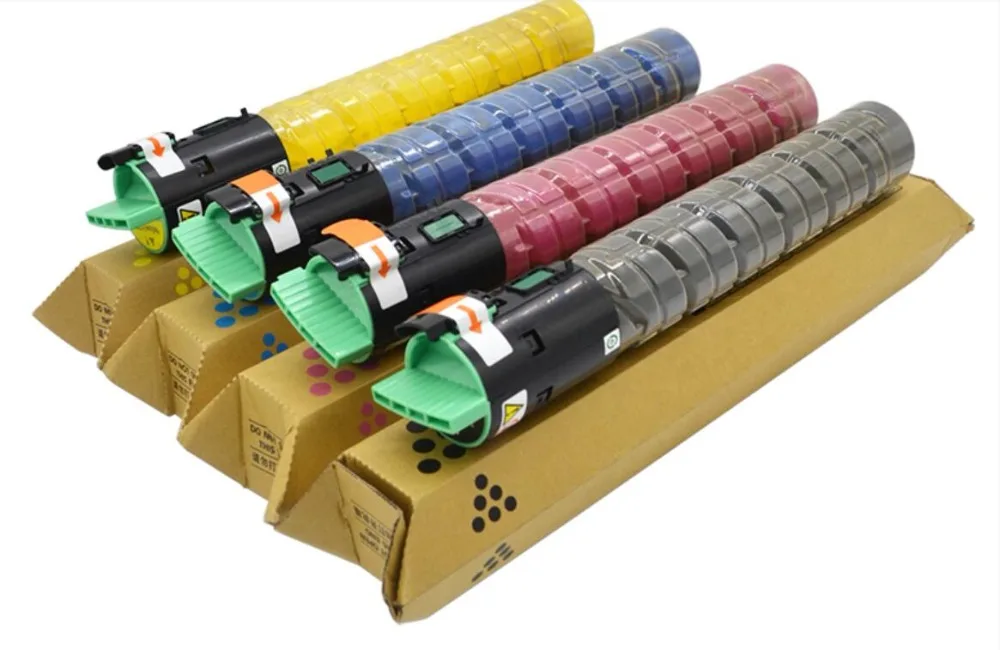 4 шт. новый совместимый цветной тонер-картридж для Ricoh MPC 2010 2030 2050 2530 2550 копир kcmy |