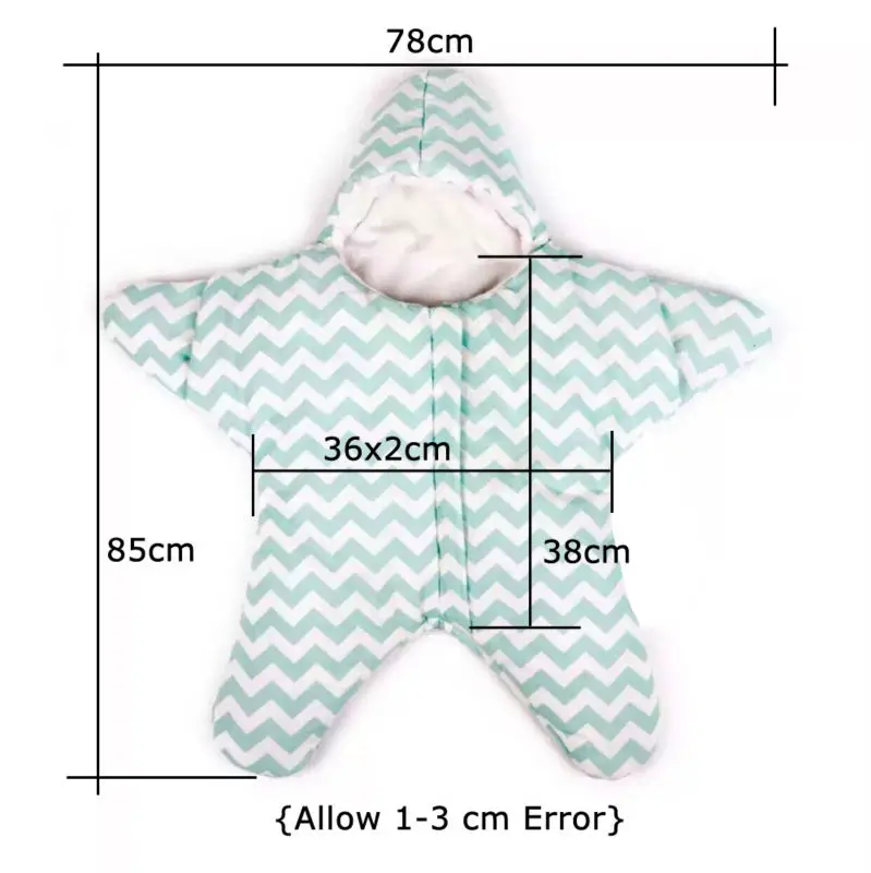 Детский спальный мешок в форме звезды зимние спальные мешки для детей одеяло