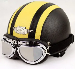yh 998-1N1 harley helmet half Goggles electric motorcycle | Автомобили и мотоциклы