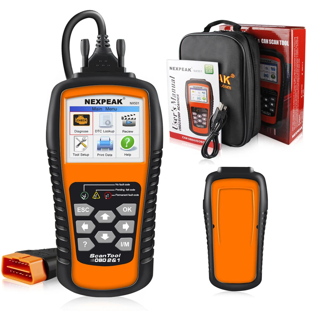 2018 OBD2 автомобилей сканер nexpeak NX501 полный ODB2 поддерживает несколько языков odb 2 Авто