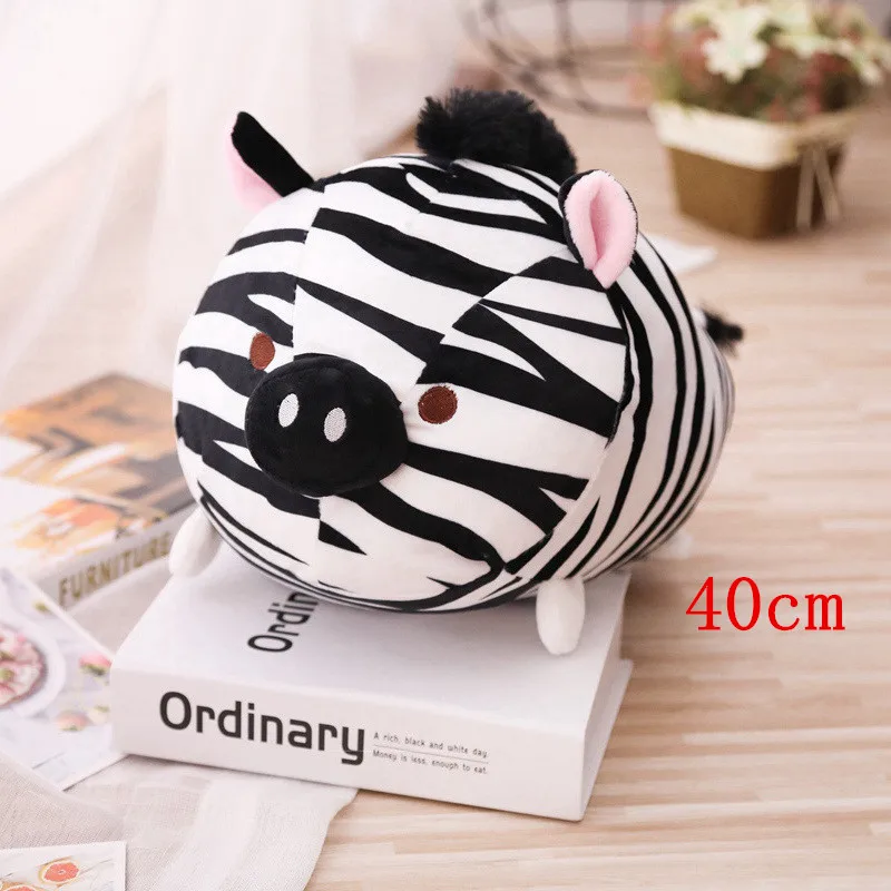 3 Мягкие животные тигр, плюшевые игрушки подушка животное Зебра Peluche Подушка Kawaii кукла хлопок девочка Brinquedo игрушки для детей - Цвет: 3