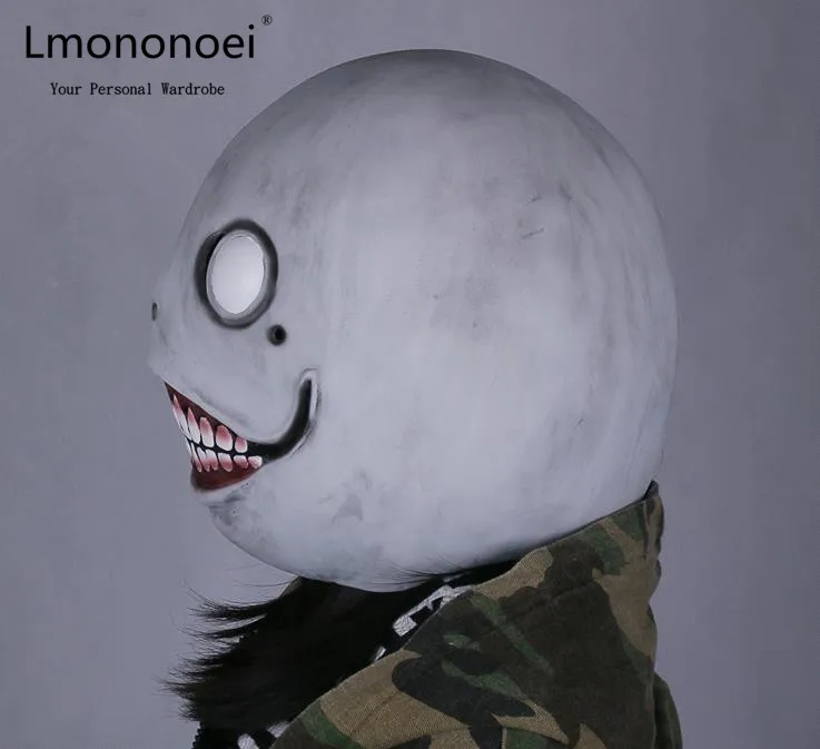 Cos Hot Game NieR: Automata Mask маска для косплея Эмиль шлем 1:1 латексная Хэллоуина |