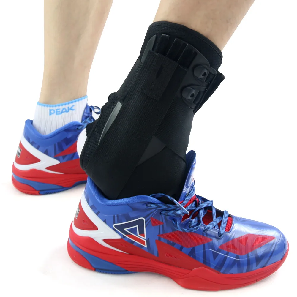 2 предмета Kuangmi Голеностопные бандажи Brace Спорт volleball Foot стабилизатор Баскетбол