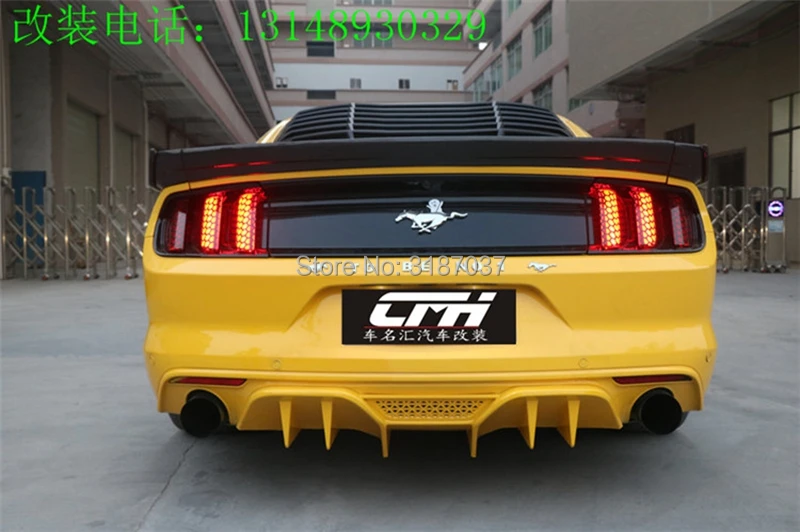 Задний спойлер для Ford Mustang 2015 2016 2017 из углеродного волокна крыло багажника задний
