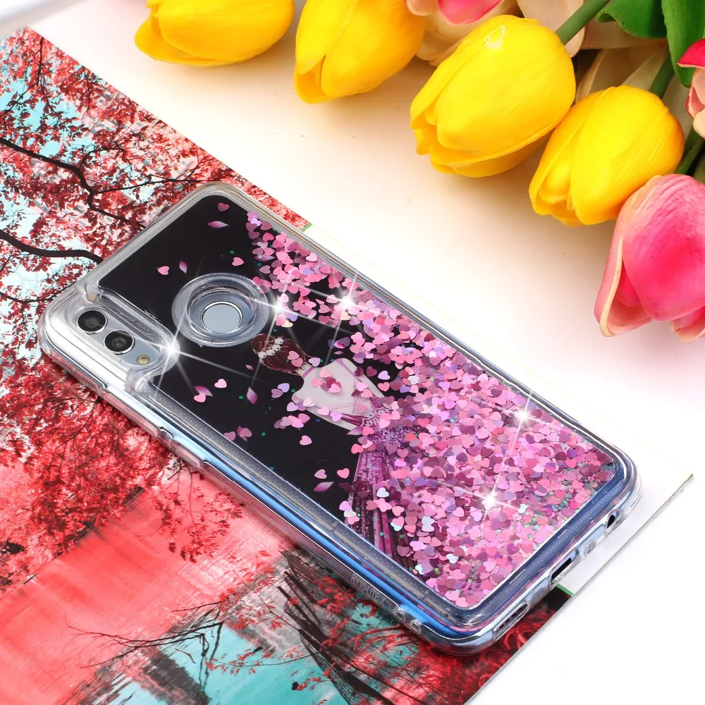 Huawei honor 8A силиконовый чехол, Не доставая его из чехла для Huawei Y6 чехол Coque Примечание Y 6 Y6 чехол с изображениями искрящихся влажным блеском ТПУ Мягкие чехлы для телефонов