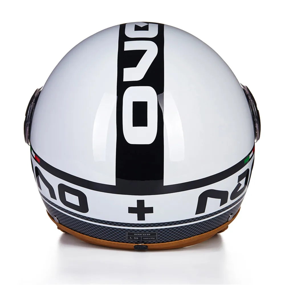 BEON moto rcycle шлем новый скутер cicleta 3/4 унисекс Casco с открытым лицом шлемы каски Чоппер