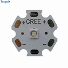 10x3 Вт Ever светильник 3535 Ультрафиолетовый высокомощный светодиодный излучатель света нм 81012141620 мм PCB