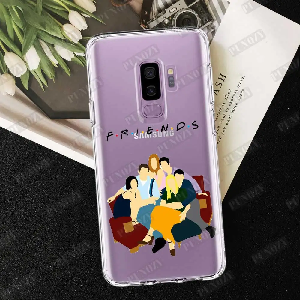PUNQZY Friends ТВ шоу центральный PERK чехол для телефона для S10 S8 S9 Plus A50 A70 A30 S10E S7 супер кавычки Мягкий ТПУ Черный силиконовый чехол - Цвет: tpu A365