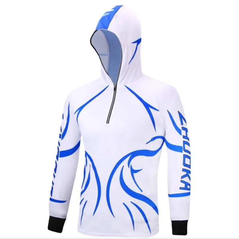 Hoodie 12 New Outdoor sport mens fishing clothes breathable quick dry Anti UV 40+ Anti-mosquit long sleeve hooded women fishing Shirts - Цвет: Hoodie 12