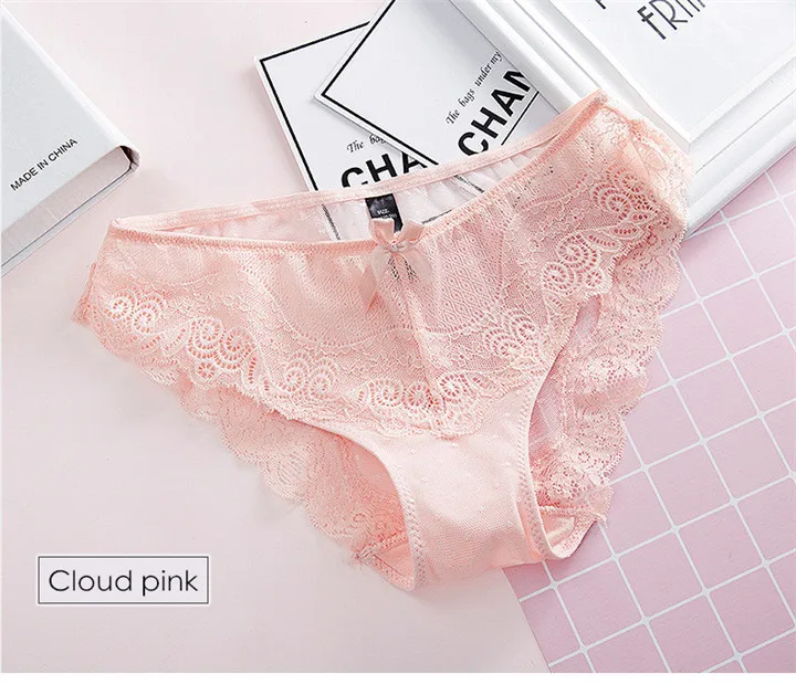 pink NITALY, большие размеры, сексуальные кружевные трусики, женское нижнее белье, прозрачные кружевные трусы, мягкие трусы-боксеры в горошек, сетчатые трусы, трусы большого размера XXL - Цвет: pink