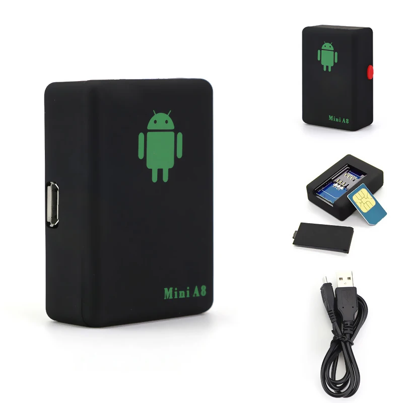 Мини A8 gprs трекер реального времени Rastreador Veicular для автомобилей Дети Pet GSM/GPRS/LBS