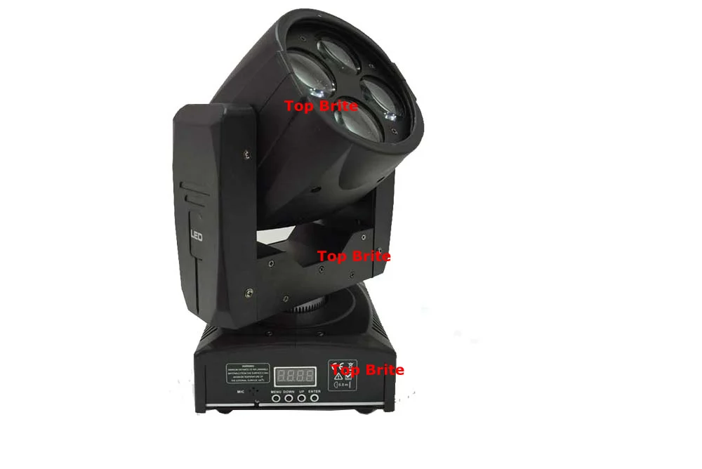 2Pcs/Lot 60W Led Moving Head Spot Effect Light 4x15W Super Beam Wash Mini Lighting For Stage DJ Disco Laser Projector | Лампы и