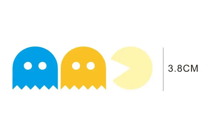 Вечерние wakaka Pacman вечерние 12 шт. видео игры флэш-мерцание бумажный стаканчик