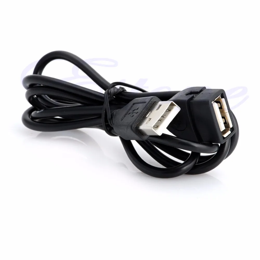 2018 3FT 1 м USB 2 0 Мужской Женский продлить кабель-удлинитель шнура Extender для