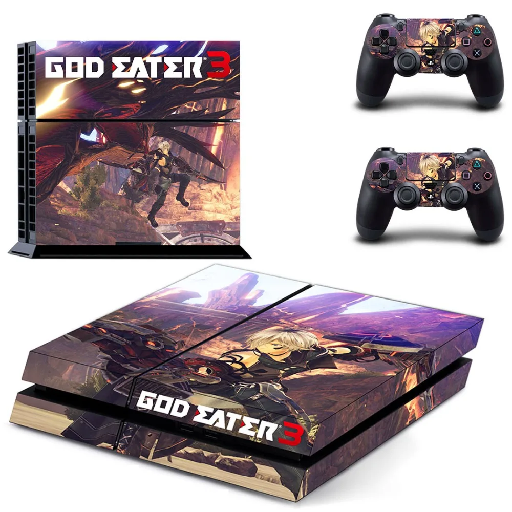 PS4 наклейки на контроллер God Eater 3 vinilo ps4 Дизайн Виниловая наклейка для игровая