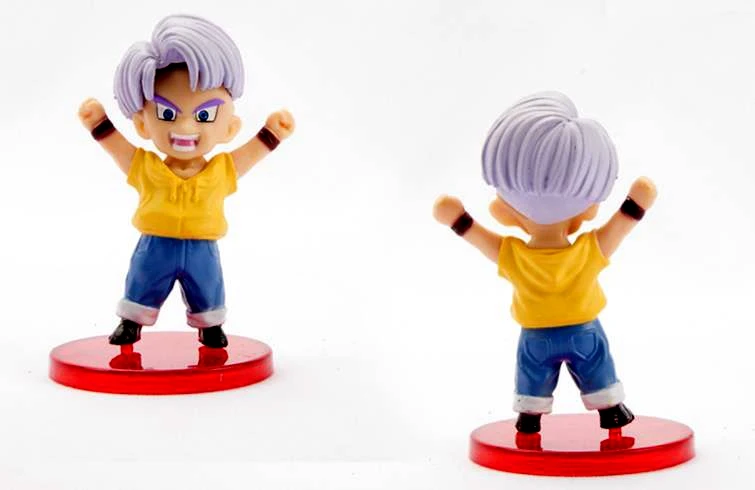 1 шт. Dragon Ball Z фигурка милая детская версия Супер Saiyan Goku Вегета ПВХ Модель Аниме Коллекция детская Подарочная игрушка - Цвет: 1 pcs