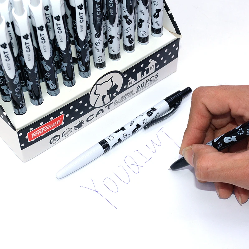 Шариковая ручка для кошек Lapiceros Creativos Stylo Plumas Para Escribir ручки в виде животных для школы Прямая поставка Stylo Bille
