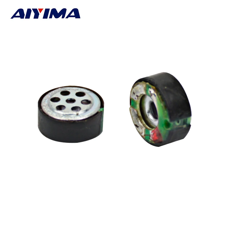 Aiyima 20 шт. 8 мм наушников Audio Колонки 16ohm 3 МВт лихорадка сабвуфер Рог DIY для Hi-Fi