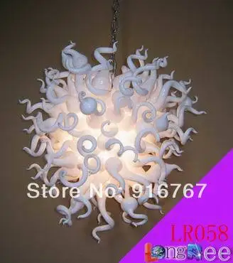 

LR058-Free Shipping White Colored Lamp Chandelier Glass Ball