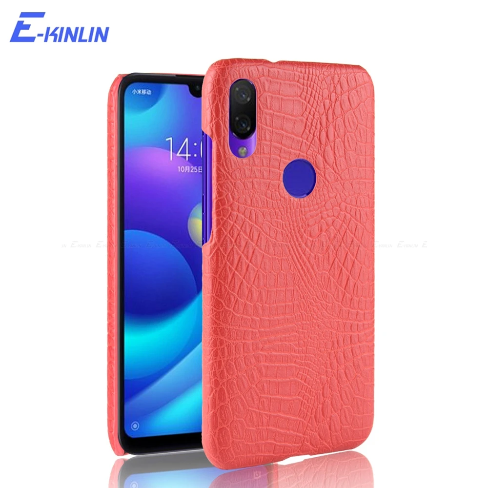 Жесткий чехол-накладка змея, крокодил для Xiaomi Redmi Go S2 Y2 Y1 Lite 6A Note 5 6 7 8 Pro AI 5A Prime Plus 4X4 Global кожаный чехол