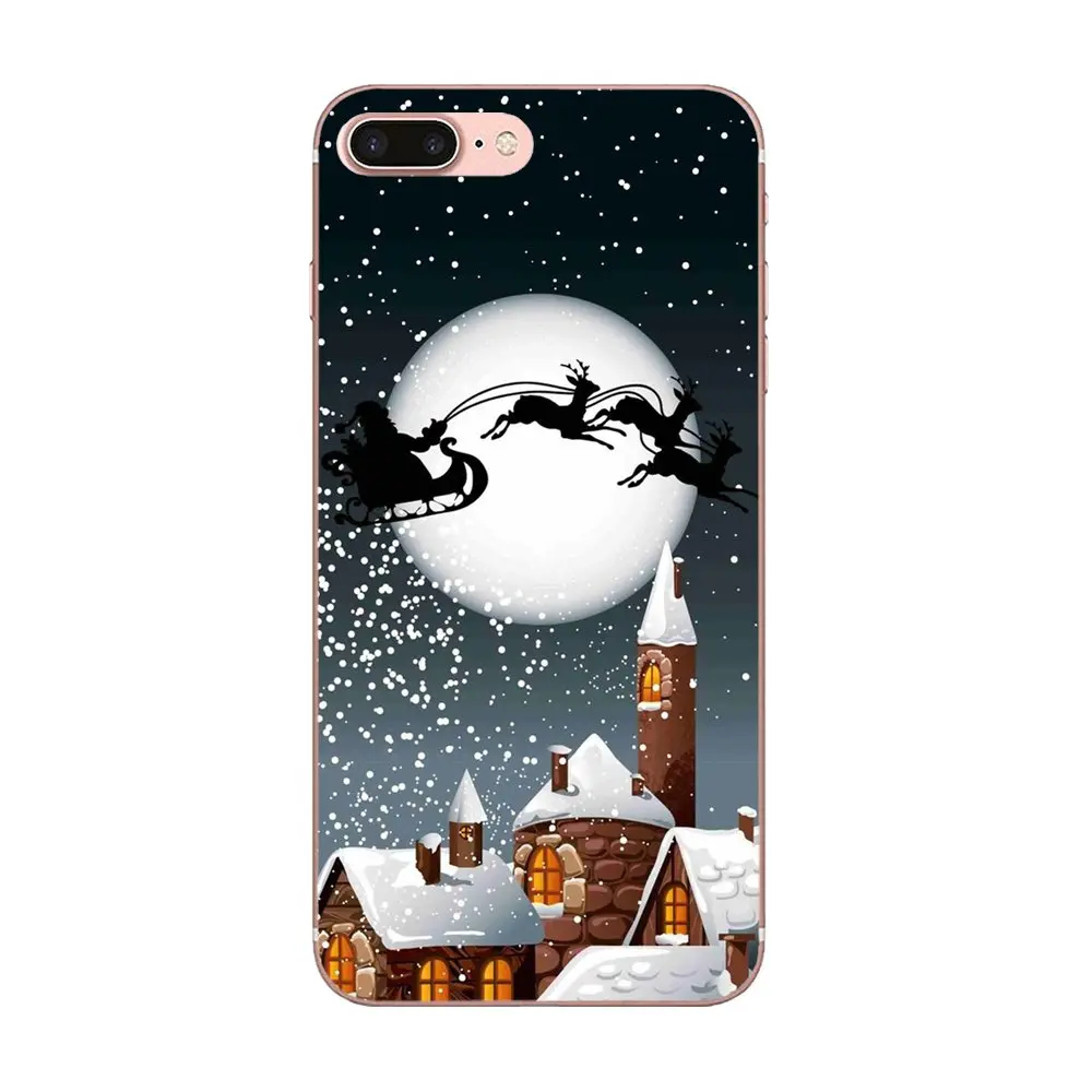 Merry Christmas Top Detailed Popular Soft TPU Covers Cases For Xiaomi Redmi Note 2 3 3S 4 4A 4X 5 5A 6 6A Pro Plus | Мобильные