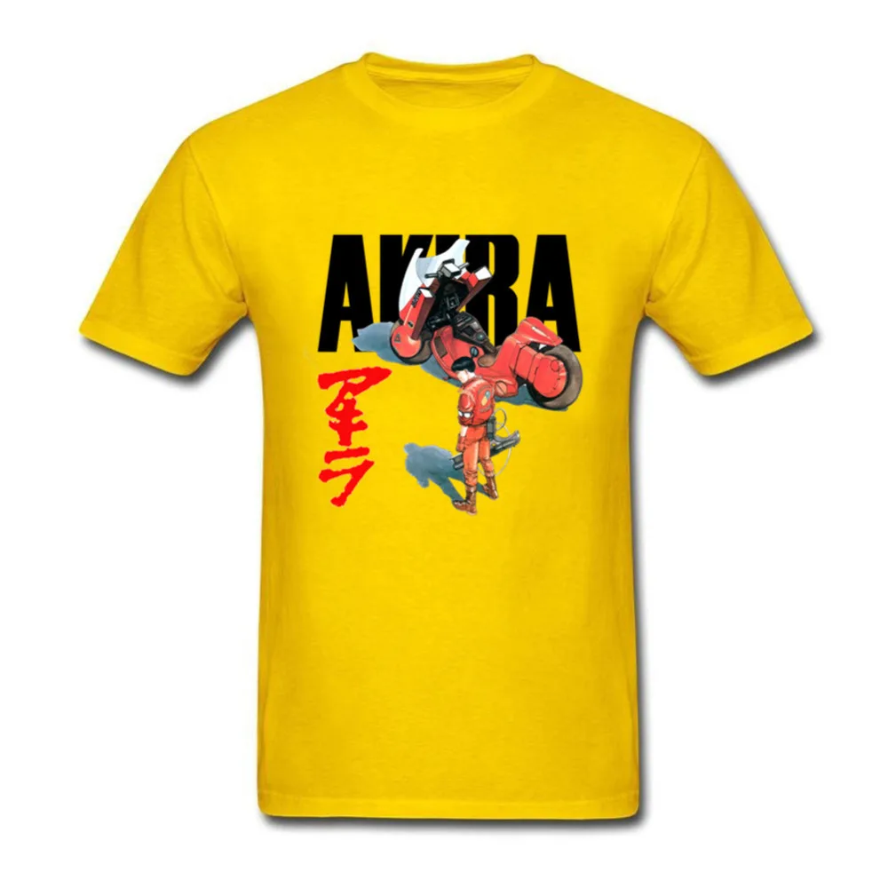 Fashion Men Akira Shotaro Kaneda Black T Shirt The Capsule Motorcycle Japanese Anime Film T-shirt Tee Cotton Short Sleeve TShirt | Мужская