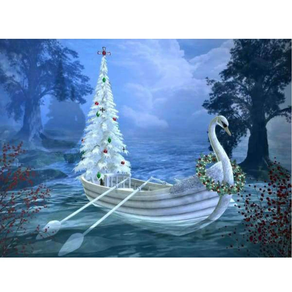 GLymg 5d Diy Алмазная вышивка крестиком полностью квадратная Березовая