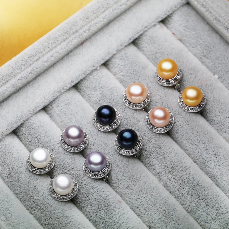 FENASY, серьги из натурального пресноводного жемчуга, модные ювелирные изделия, корейский стиль, эффектные, Boho, 925 пробы, серебряные серьги-гвоздики для женщин