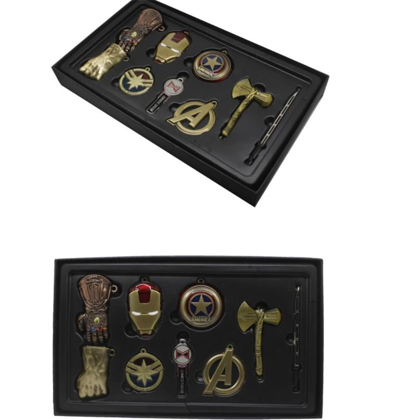 Многоцветные мультимстители 4 набора супергероев кольцо с орнаментом