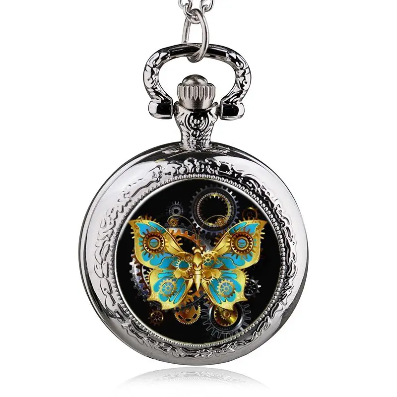 Карманные часы ожерелье с кулоном для девушек и женщин 2017|watch necklace|pocket watch necklaceflower