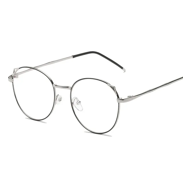 

Lunettes de mo 2019 femelle ovale en metal cadre femmes lunettes transparent clair Hommes