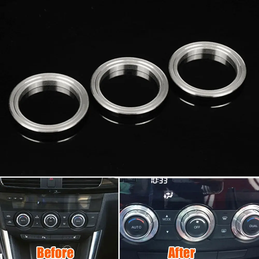 3x Серебряная консоль внутренняя кнопка управления переменного тока