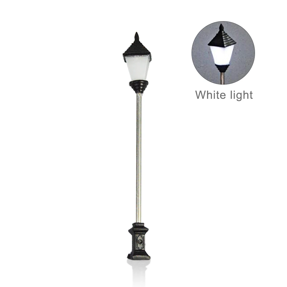 Модель железной дороги светодиодные лампы уличсветильник фонари s образные в