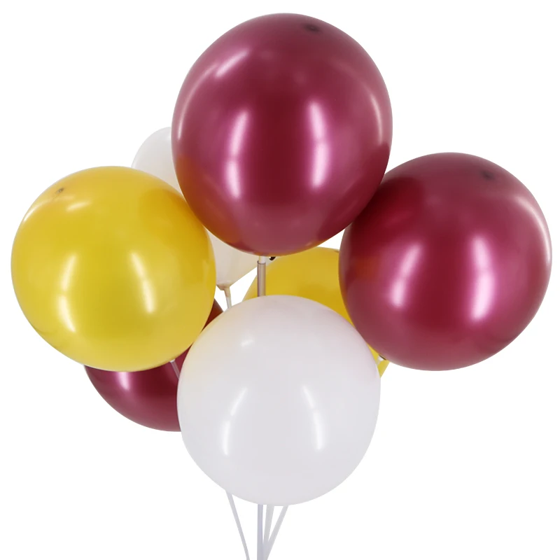 Модный цвет 12 дюймов 30 pcs утепленная розово золотые воздушные шары 2 8g на свадьбу