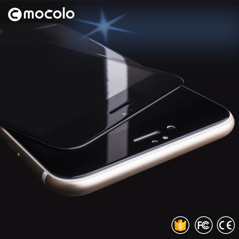 Mocolo официальное 3D изогнутое премиум стекло для iPhone 7 Защита экрана i7 Plus