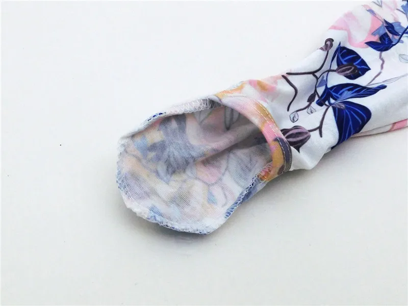 Одежда для сна новорожденных девочек с цветочным принтом на возраст от 0 до 3