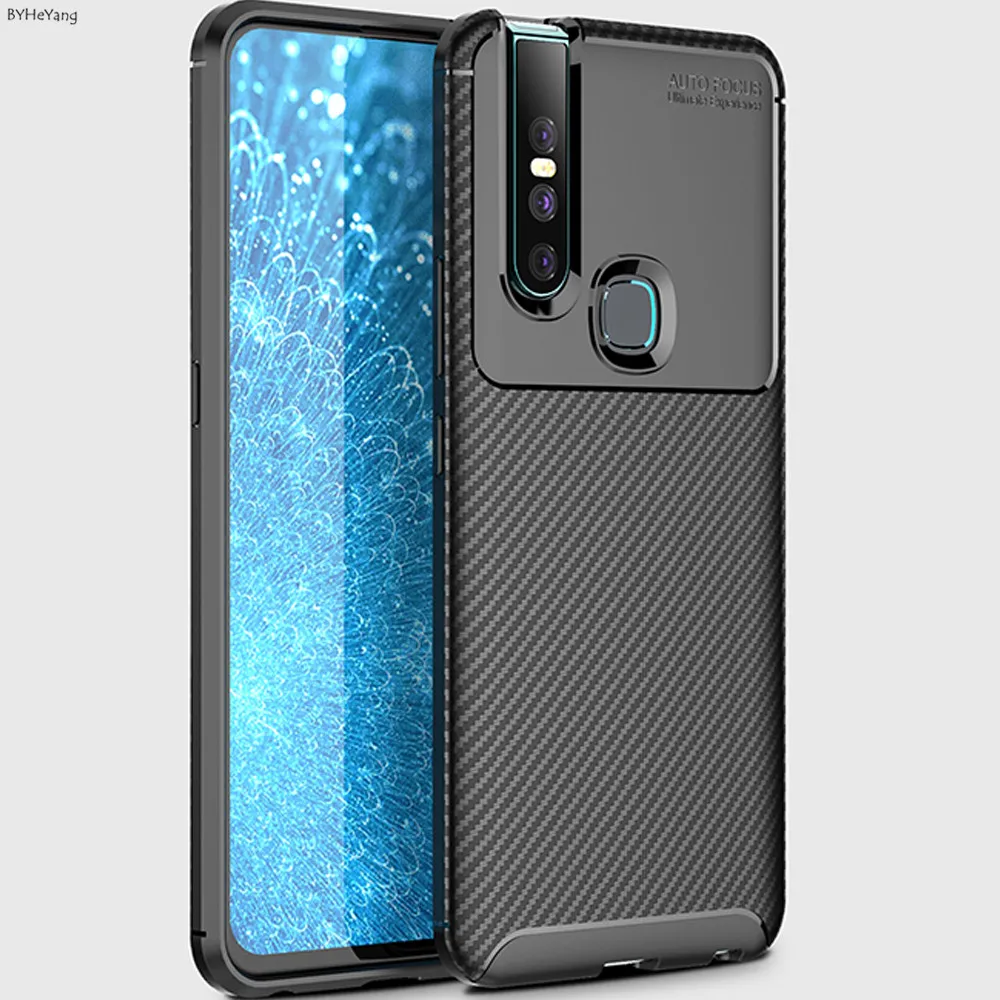 Чехол для vivo v15 чехол V15 Силиконовый прочный армированный мягкий v 15 из ТПУ и
